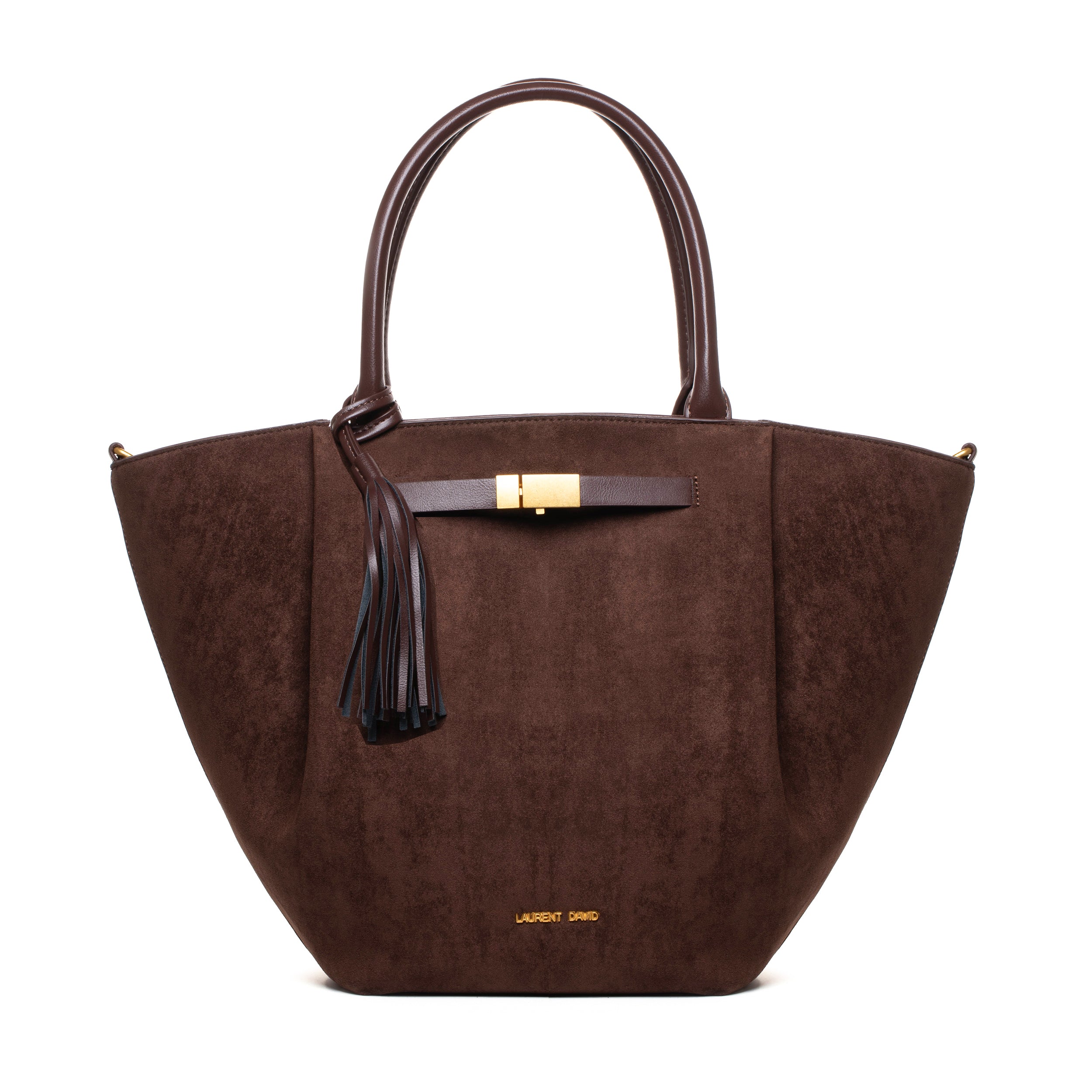 Donkerbruine shopper