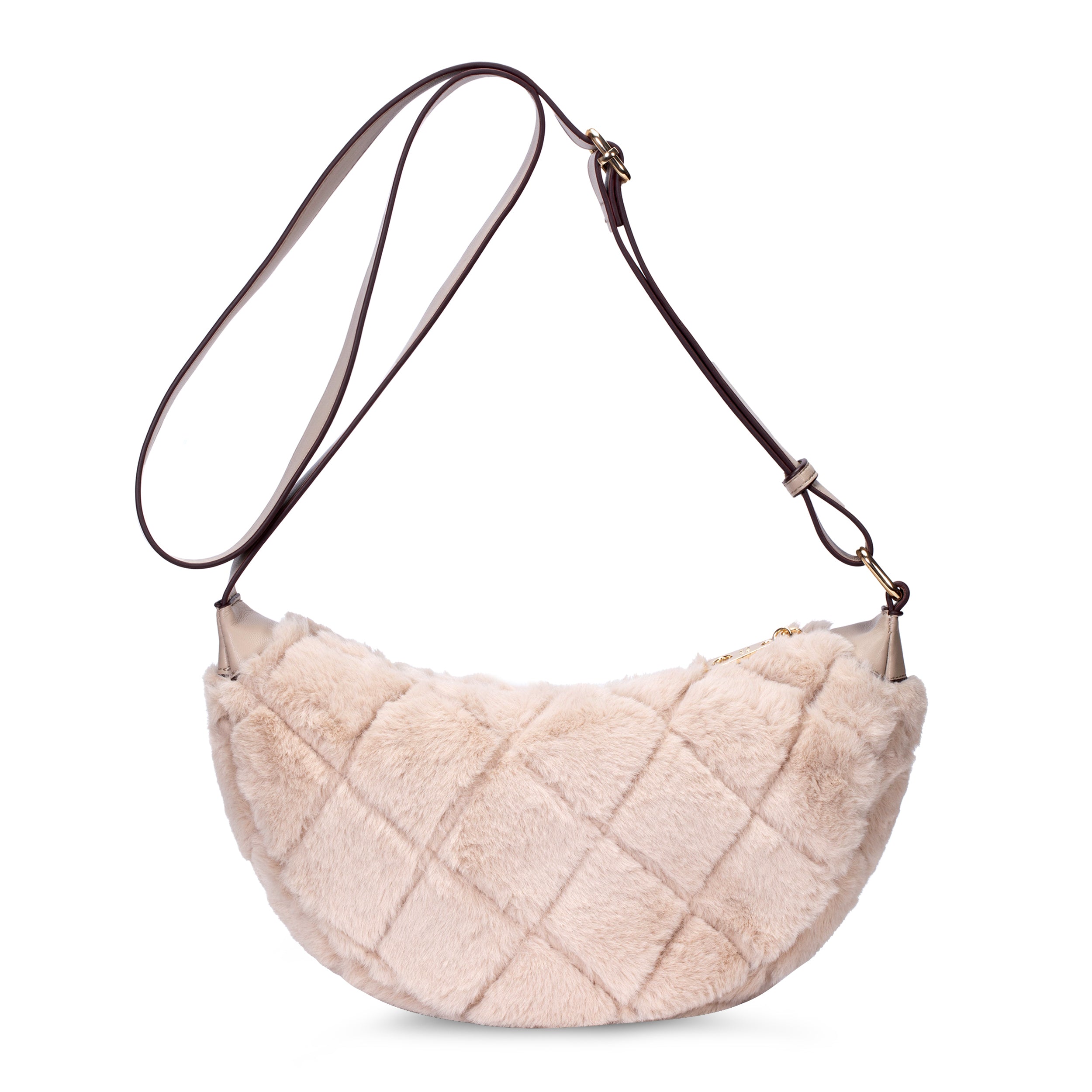 Beige crossbody