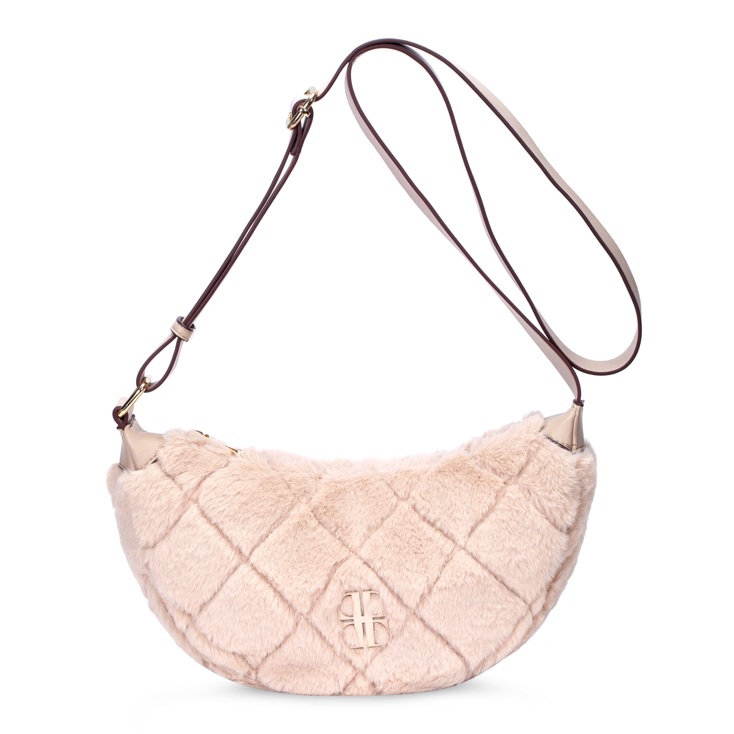 Beige crossbody