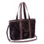 Donkerbruine shopper