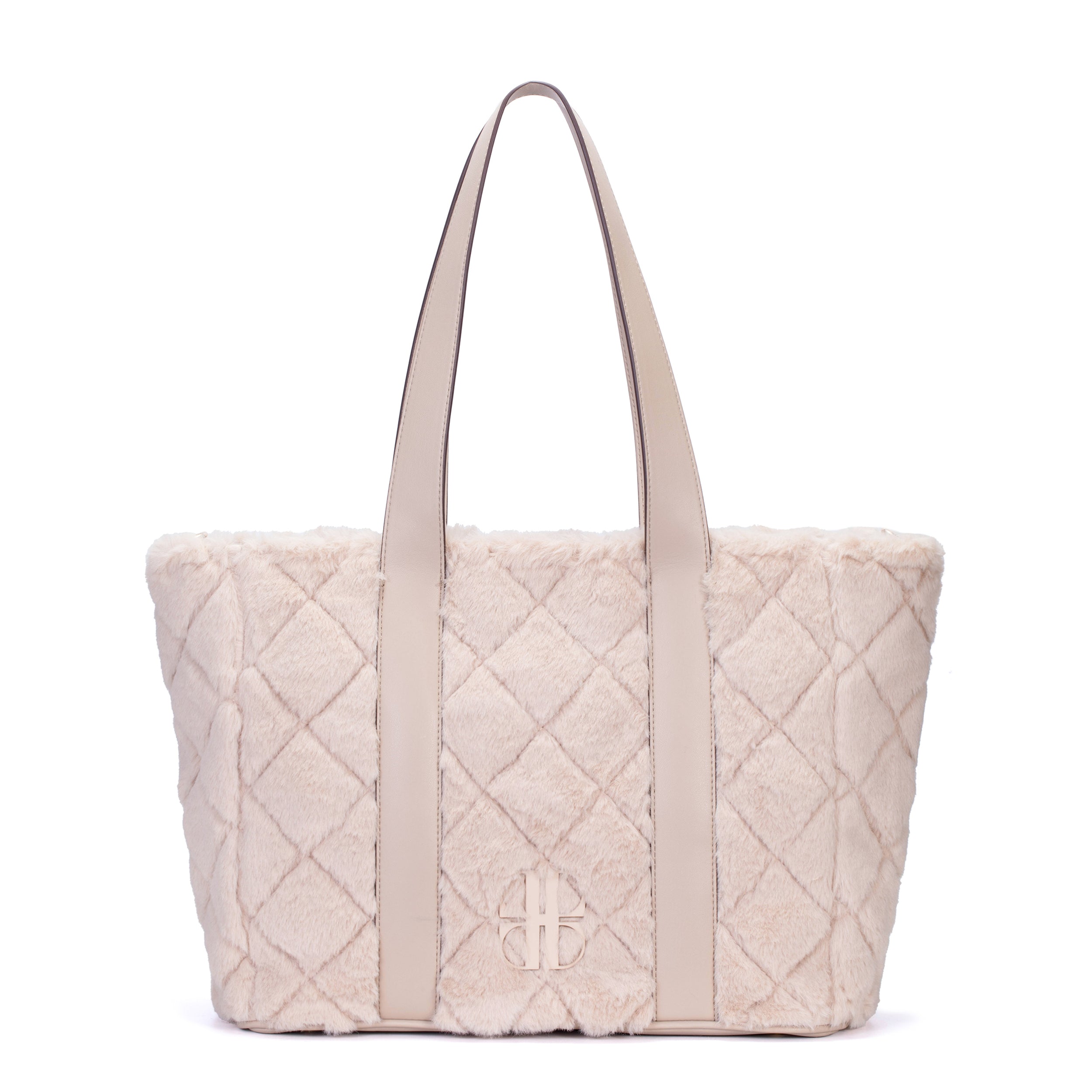 Beige shopper