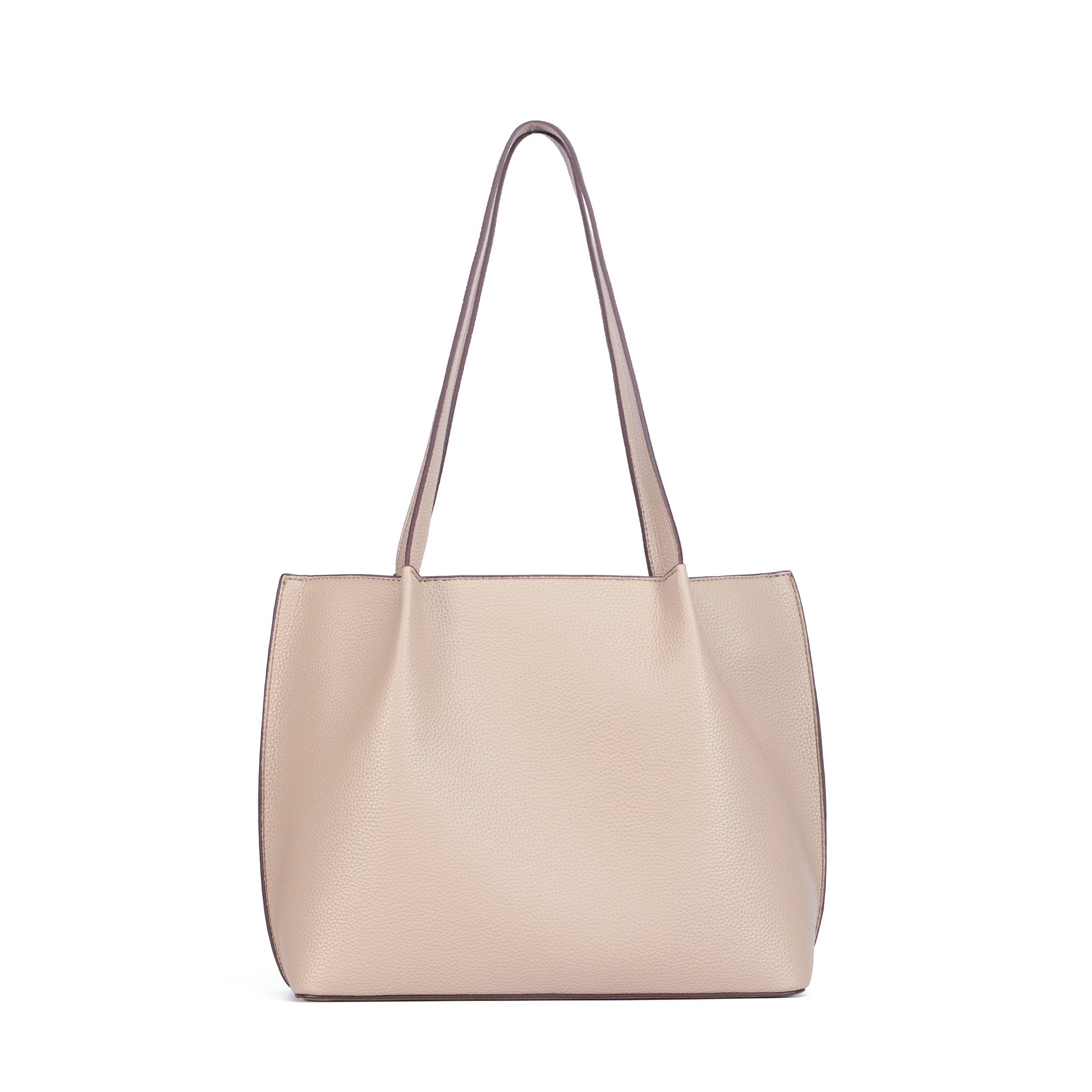 Taupe schoudertas