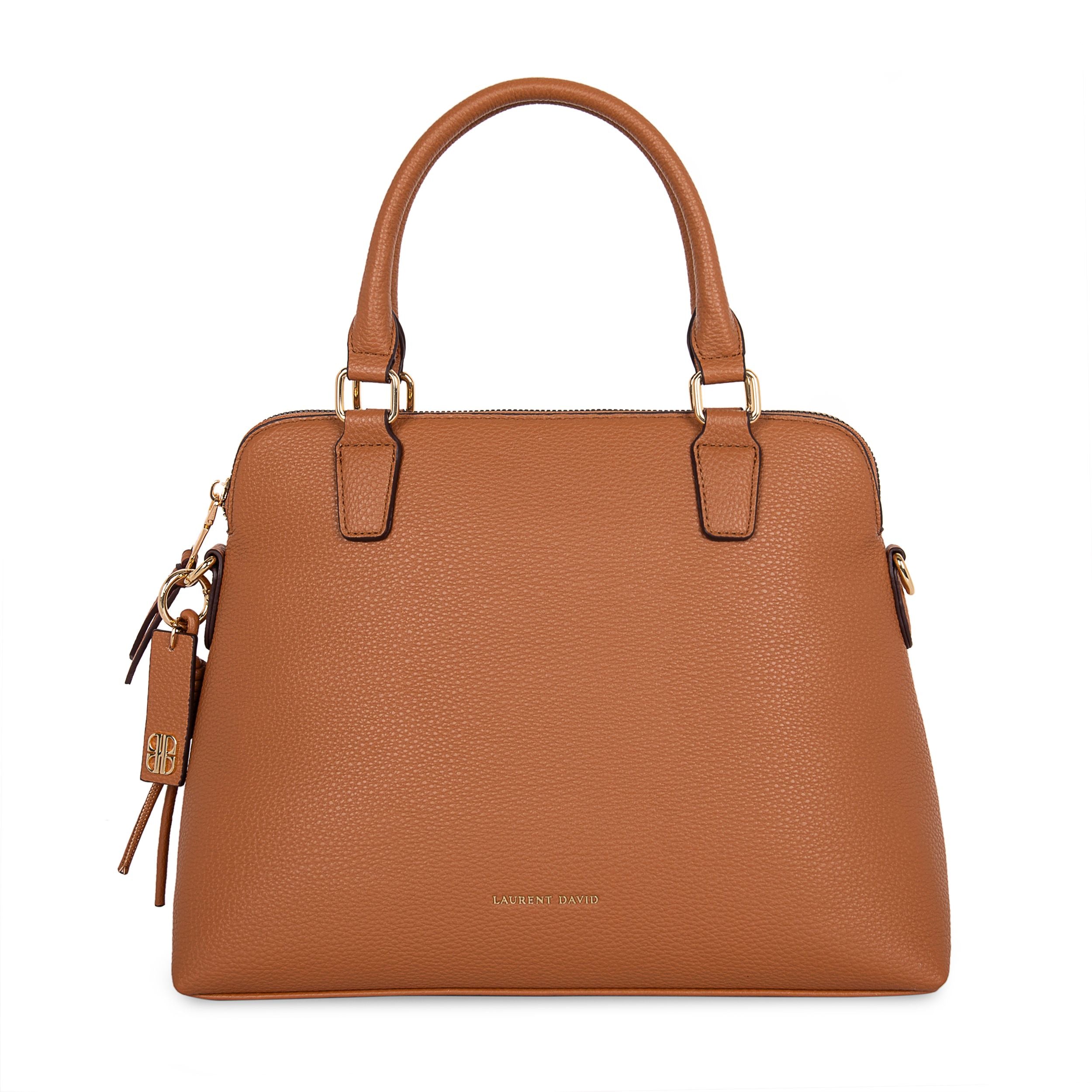 cognac handtas