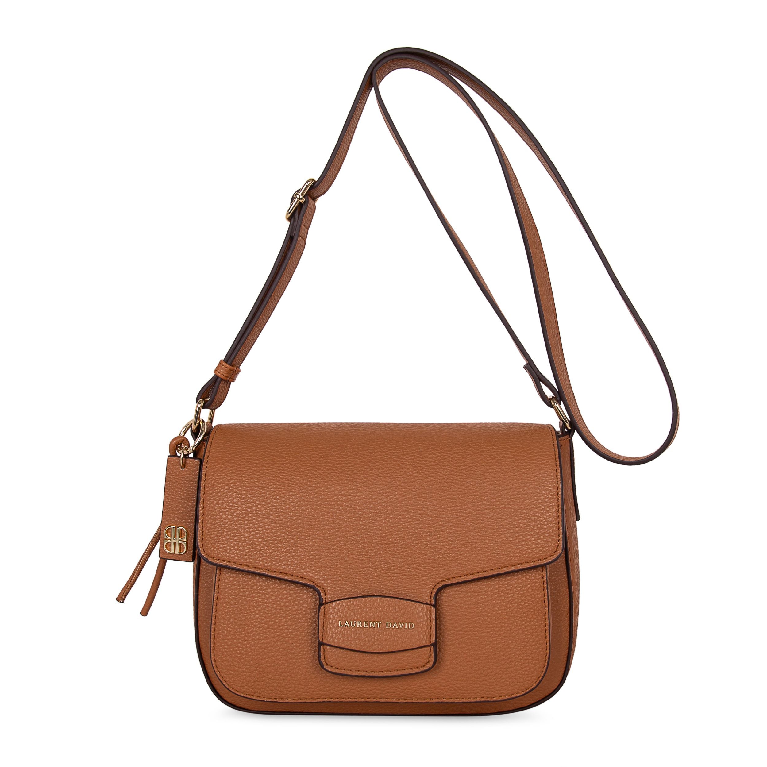 cognac handtas