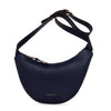 blauwe handtas