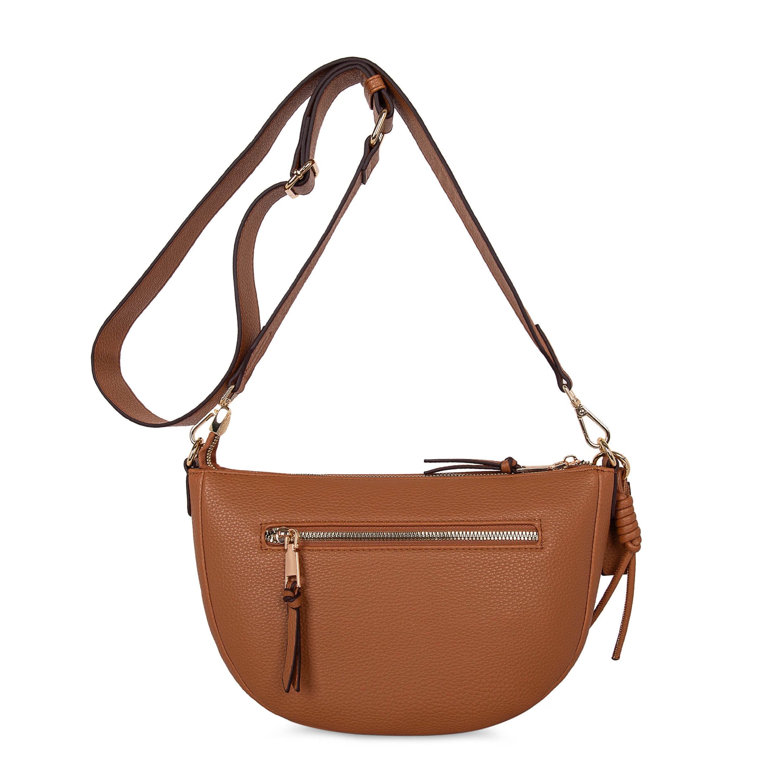 cognac handtas