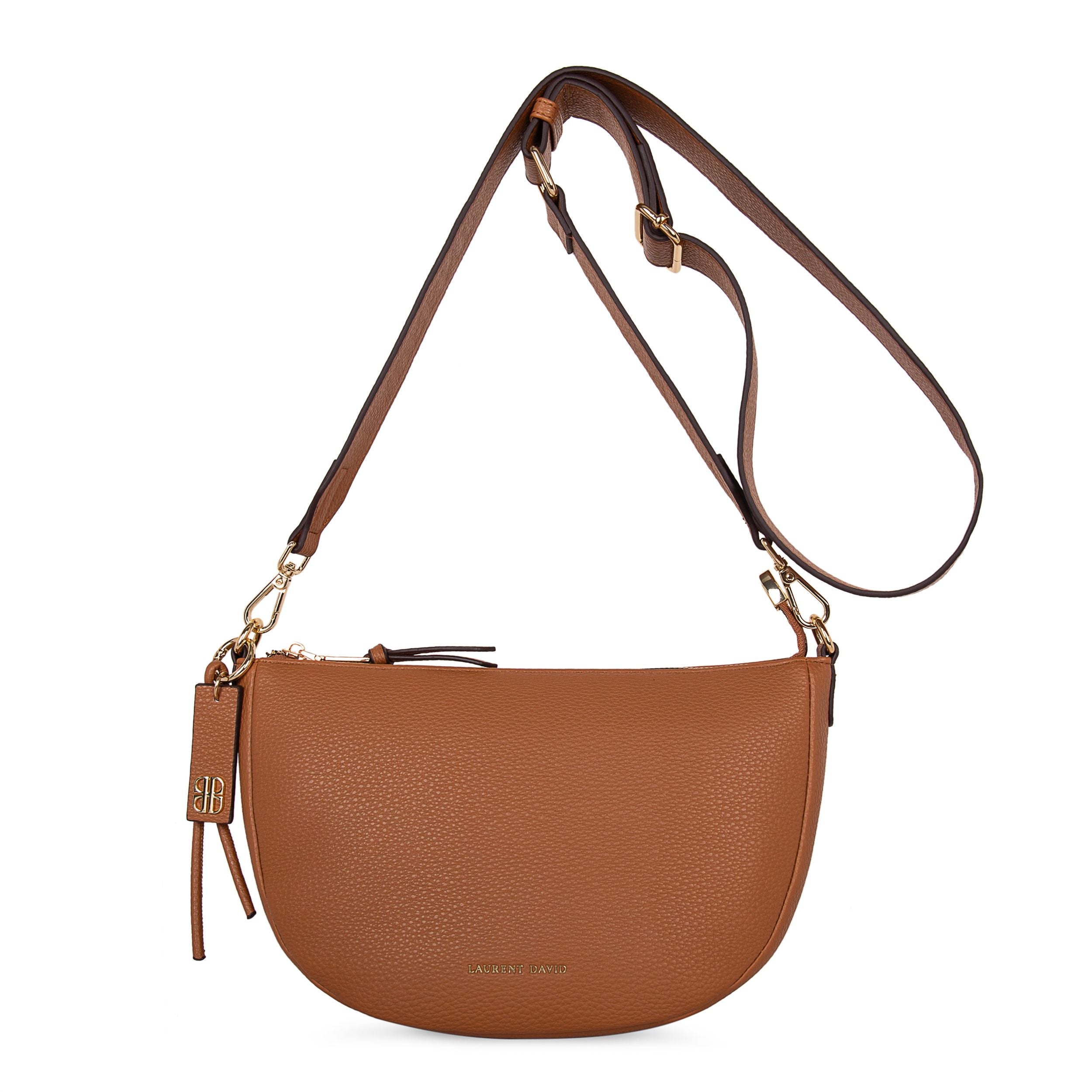 cognac handtas