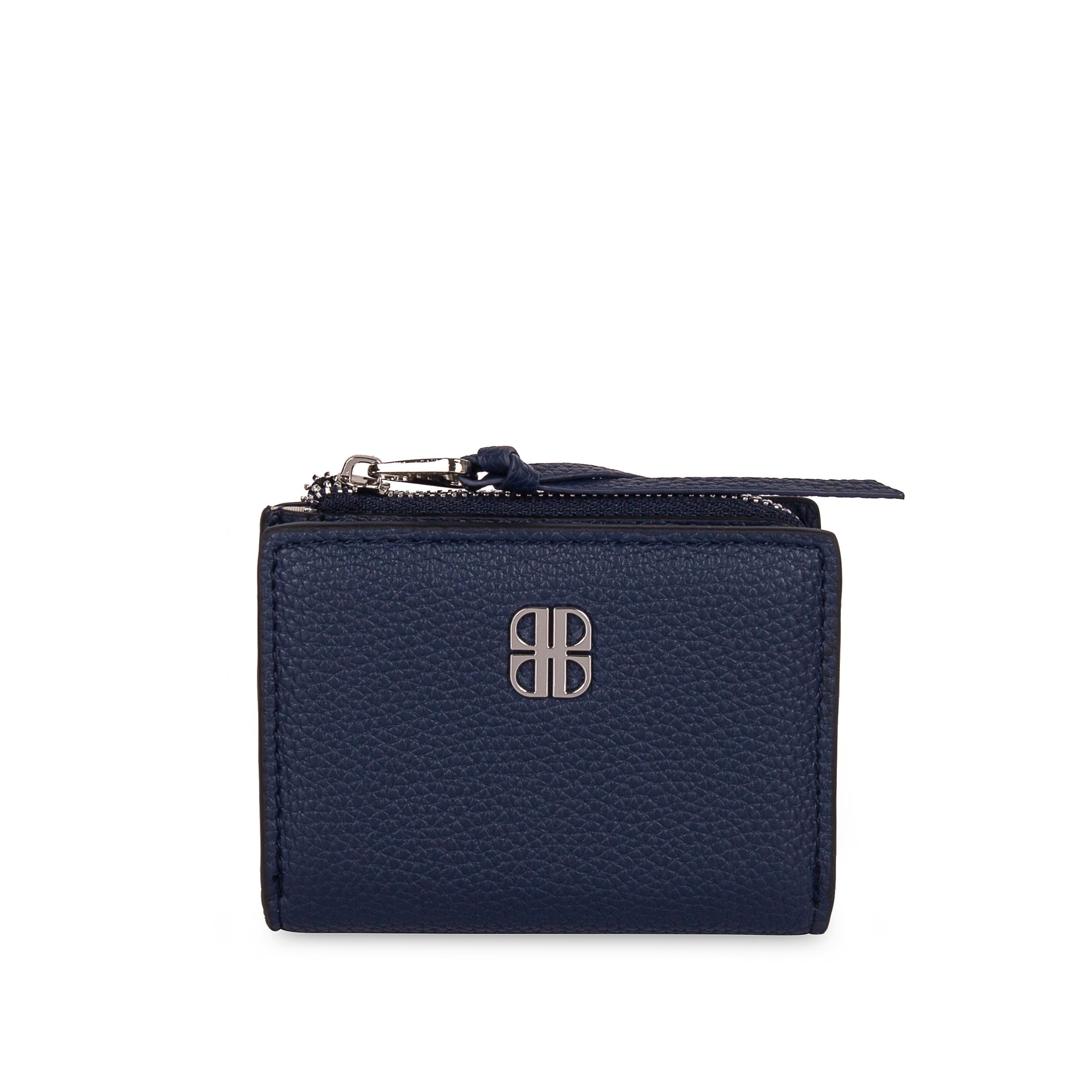 blauwe portefeuilles