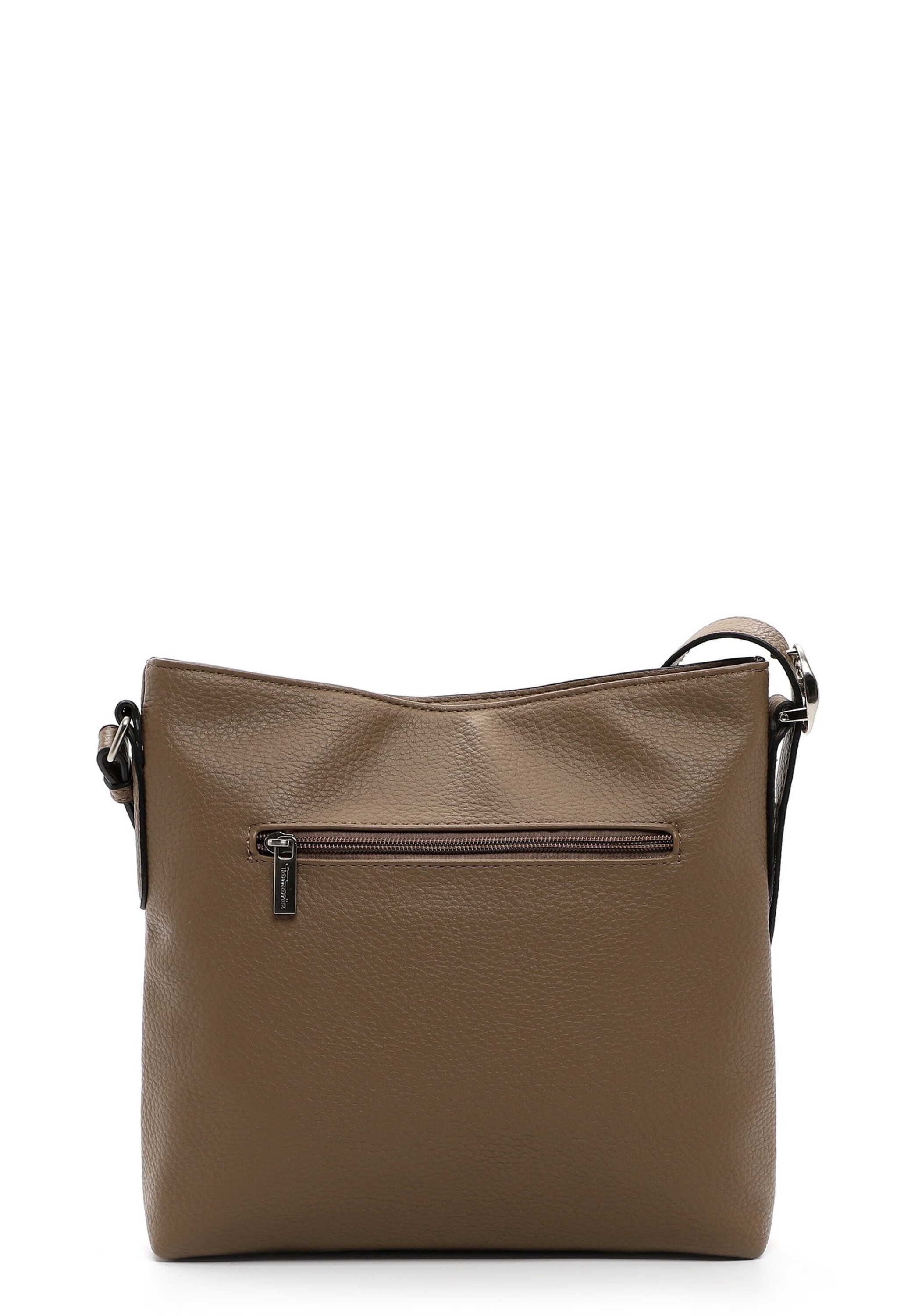 Taupe schoudertas