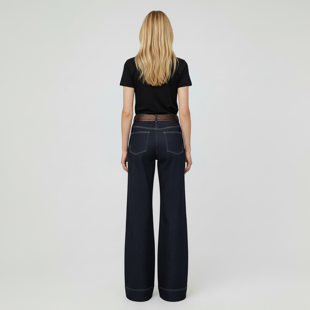 blauwe jeansbroek