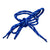blauwe veter 65cm