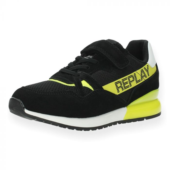 Zwarte sneakers Glazov van Replay | BENT.be