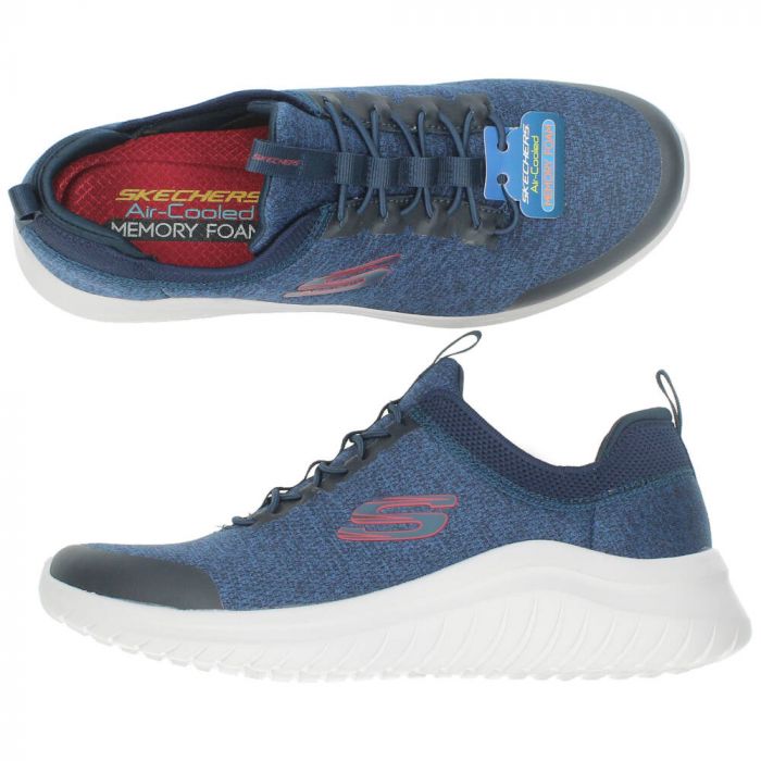 Blauwe sneakers Ultra Flex van Skechers | BENT.be