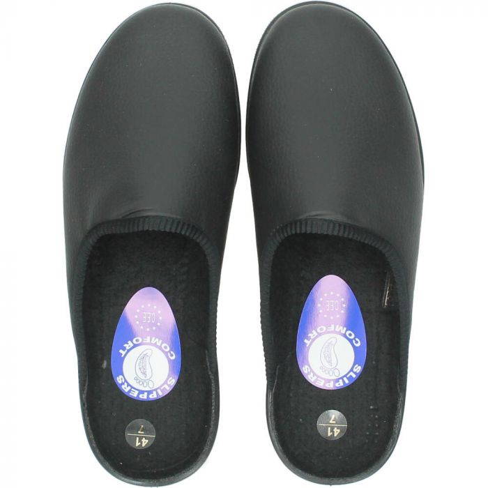 Zwarte pantoffels van S. Comfort | BENT.be