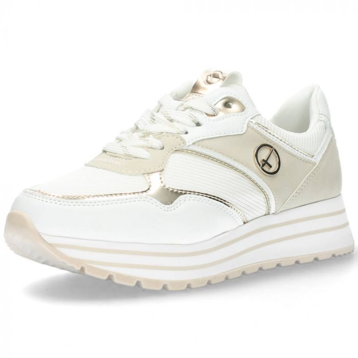 Witte sneakers van Tamaris | BENT.be