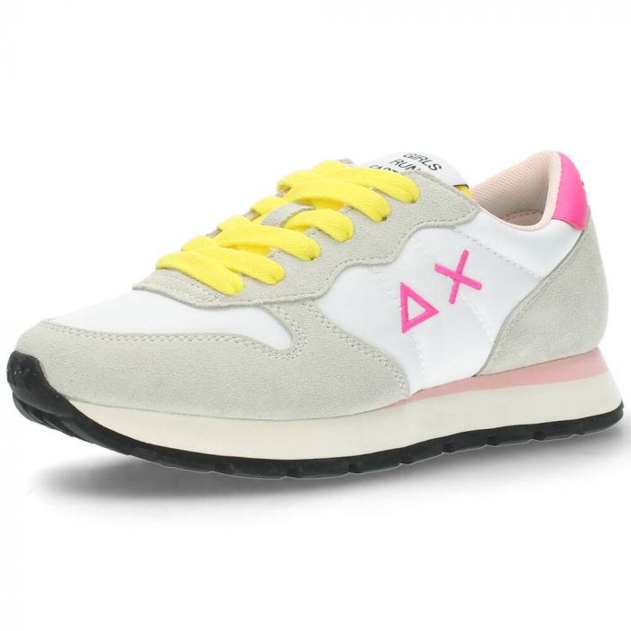 Witte sneakers Ally Solid NY van Sun68 | BENT.be