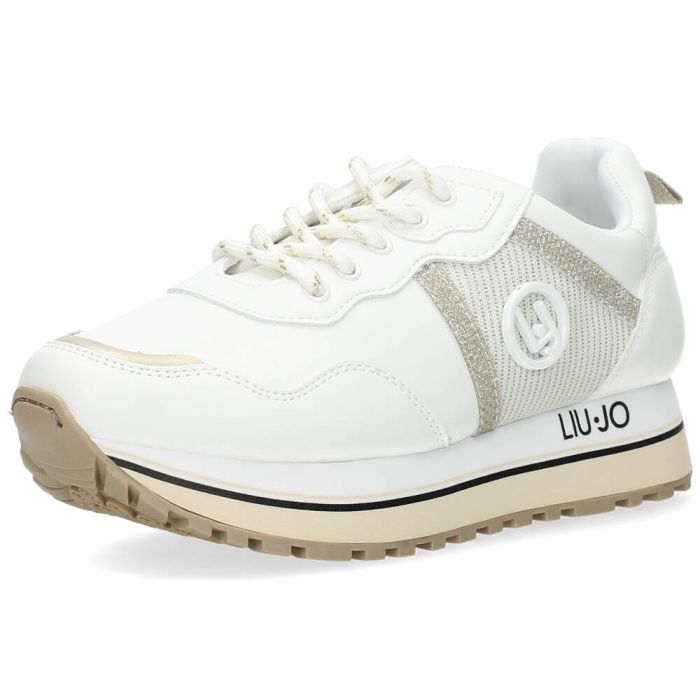 Witte sneakers Maxi Wonder van Liu Jo | BENT.be